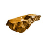 Averon Organic Carved Solid Wood Floating Bathroom Vanity with Integrated Sink Teak - Timberustic Floating Bathroom Vanity with Integrated Sink