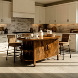 Averon Solid Wood Kitchen Island with Storage - Timberustic Kitchen Island