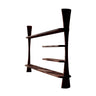Averon Solid Wood TV Console with Shelves Dark Walnut - Timberustic TV Console with Shelfs