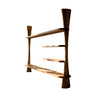 Averon Solid Wood TV Console with Shelves Natural Oak - Timberustic TV Console with Shelfs