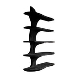 Averon Trunk Flow Floating Kitchen Shelf Black - Timberustic Floating Kitchen Shelf