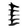 Averon Trunk Flow Floating Kitchen Shelf Black - Timberustic Floating Kitchen Shelf