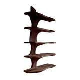 Averon Trunk Flow Floating Kitchen Shelf Dark Walnut - Timberustic Floating Kitchen Shelf