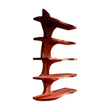 Averon Trunk Flow Floating Kitchen Shelf Mahogany - Timberustic Floating Kitchen Shelf