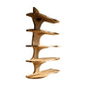 Averon Trunk Flow Floating Kitchen Shelf Natural Oak - Timberustic Floating Kitchen Shelf