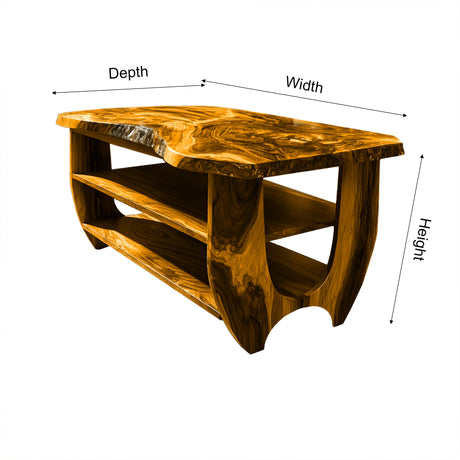 Belorin Edge Solid Wood Kitchen Island - Timberustic Kitchen Island