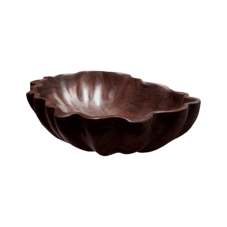 Bloomcrest Sculpted Solid Wood Vessel Sink