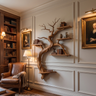 Blossomere Handcrafted Solid Wood Tree-Inspired Bookshelf - Timberustic Tree Bookshelf