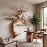 Blossomere Handcrafted Solid Wood Tree-Inspired Bookshelf - Timberustic Tree Bookshelf