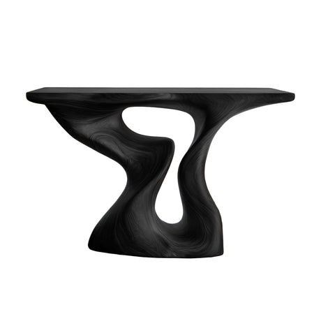 Brackenvale Handcrafted Solid Wood Console Table Black - Timberustic Console Table