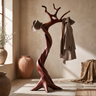Bramblecrest Handcrafted Sculpted Solid Wood Tree Coat Rack