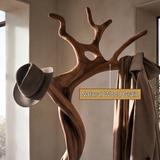Bramblecrest Handcrafted Sculpted Solid Wood Tree Coat Rack
