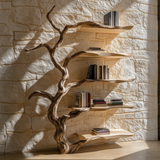 Bramblecrest Handcrafted Solid Wood Tree Bookshelf - Timberustic Tree Bookshelf