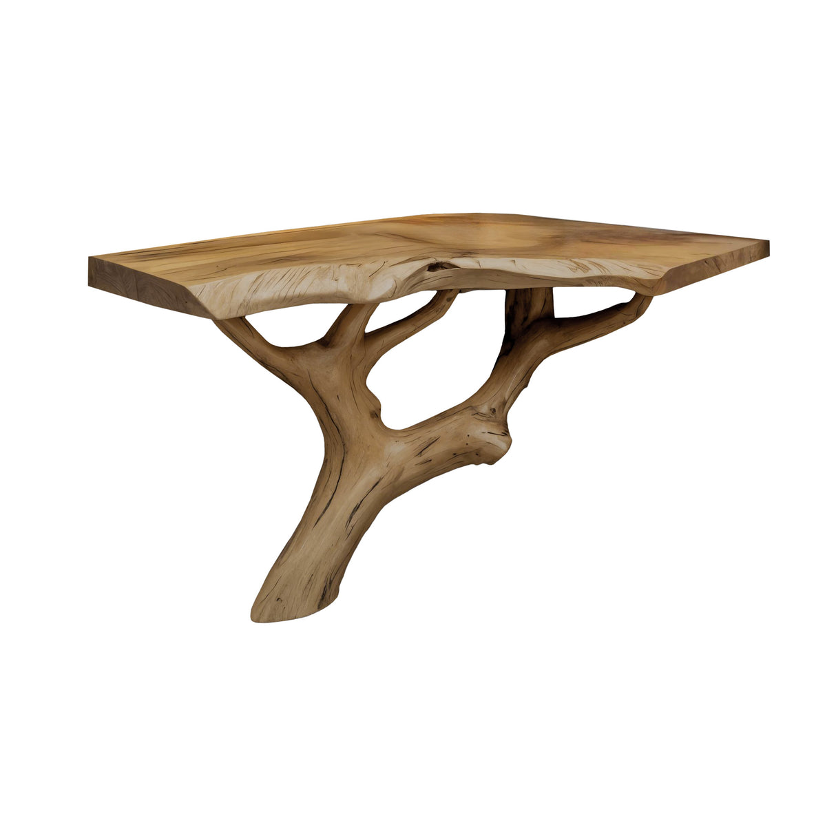 Branchflow Solid Wood Corner Bathroom Vanity