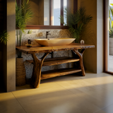 Branchline Solid Wood Live Edge Bathroom Vanity