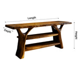 Branchline Solid Wood Live Edge Bathroom Vanity