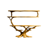 Branford Grove Solid Wood Console Table with Shelves Teak - Timberustic Console Table with Shelves