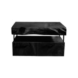 Branor Live Edge Solid Wood Floating Bathroom Vanity with Drawers Black - Timberustic Floating Bathroom Vanity With Drawers
