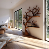 Branthollow Handcrafted Solid Wood Tree Bookshelf