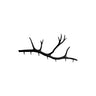 Branvia Sculpted Solid Wood Branch Wall Hook Rack