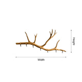 Branvia Sculpted Solid Wood Branch Wall Hook Rack
