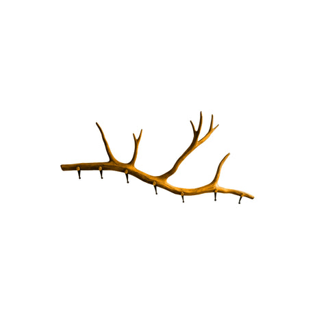 Branvia Sculpted Solid Wood Branch Wall Hook Rack Teak - Timberustic Branch Wall Hook Rack