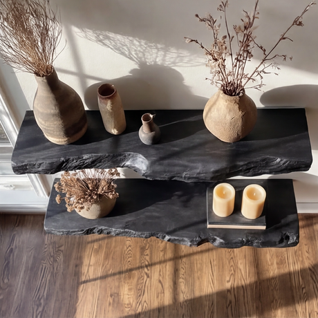 Bravik Handcrafted Solid Wood Floating Shelf SPA561489 - Timberustic Floating Shelf