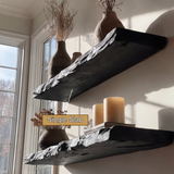 Bravik Handcrafted Solid Wood Floating Shelf SPA561489 - Timberustic Floating Shelf