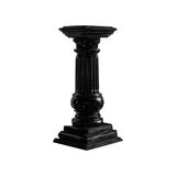 Bravion Handcrafted Solid Wood Pedestal Stand Black - Timberustic Pedestal Stand