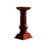 Bravion Handcrafted Solid Wood Pedestal Stand Mahogany - Timberustic Pedestal Stand