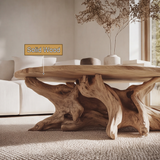Bravion Live Edge Solid Wood Coffee Table SPA287912 - Timberustic Coffee Table