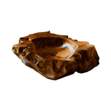 Bravion Live Edge Solid Wood Vessel Sink Brown - Timberustic Vessel Sinks