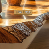 Bravon Live Edge Solid Wood Floating Shelf SPA543243 - Timberustic Floating Shelf
