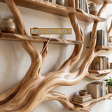Briarcanopy Handcrafted Solid Wood Tree Bookshelf