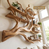 Briarcanopy Handcrafted Solid Wood Tree Bookshelf