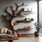 Briarcrest Handcrafted Solid Wood Tree Bookshelf - Timberustic Tree Bookshelf