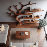 Briarcrest Handcrafted Solid Wood Tree Bookshelf - Timberustic Tree Bookshelf