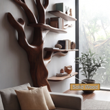 Briarcrest Handcrafted Solid Wood Tree Bookshelf - Timberustic Tree Bookshelf