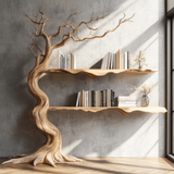 Briarhaven Handcrafted Solid Wood Tree Bookshelf