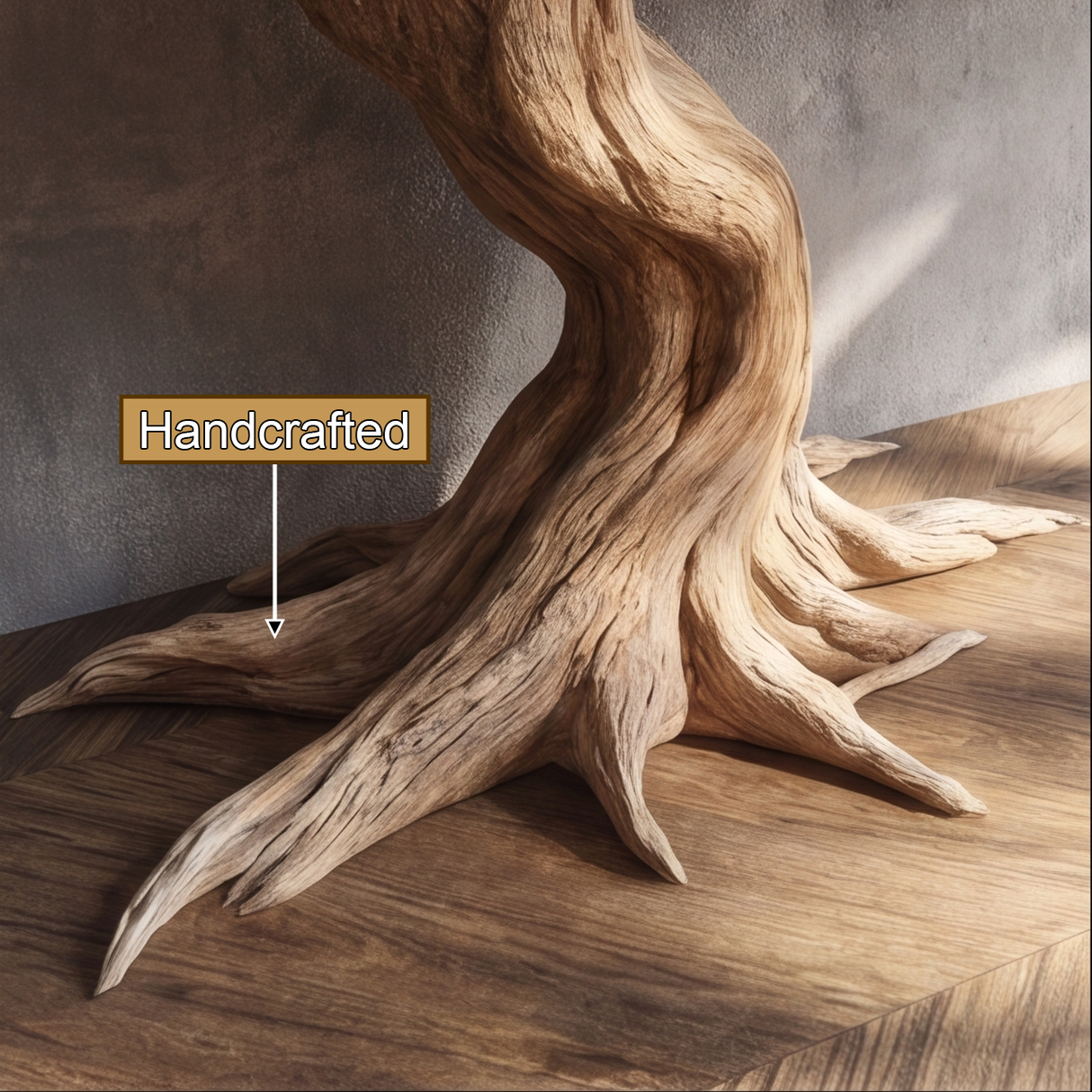 Briarhaven Handcrafted Solid Wood Tree Bookshelf