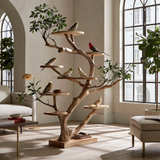 Brindleaf Handcrafted Tree Branch Parrot Stand SPA823568 - Timberustic Tree Branch Parrot Stand