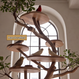 Brindleaf Handcrafted Tree Branch Parrot Stand SPA823568 - Timberustic Tree Branch Parrot Stand