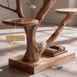 Brindleaf Handcrafted Tree Branch Parrot Stand SPA823568 - Timberustic Tree Branch Parrot Stand