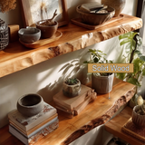 Brivena Live Edge Solid Wood Floating Shelf SPA945128 - Timberustic Floating Shelf