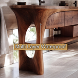 Caelion Sculpted Solid Wood Freestanding Bathroom Vanity with Drawers - Timberustic Freestanding Bathroom Vanity with Drawers