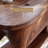 Caelion Sculpted Solid Wood Freestanding Bathroom Vanity with Drawers - Timberustic Freestanding Bathroom Vanity with Drawers