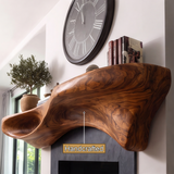 Caelith Handcrafted Fireplace Mantel Shelf SPA787211