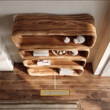 Caelith Handcrafted Solid Wood Bookshelf