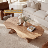 Caelith Live Edge Solid Wood Coffee Table - Timberustic Coffee Table