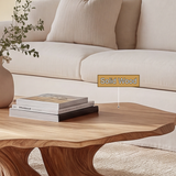Caelith Live Edge Solid Wood Coffee Table - Timberustic Coffee Table